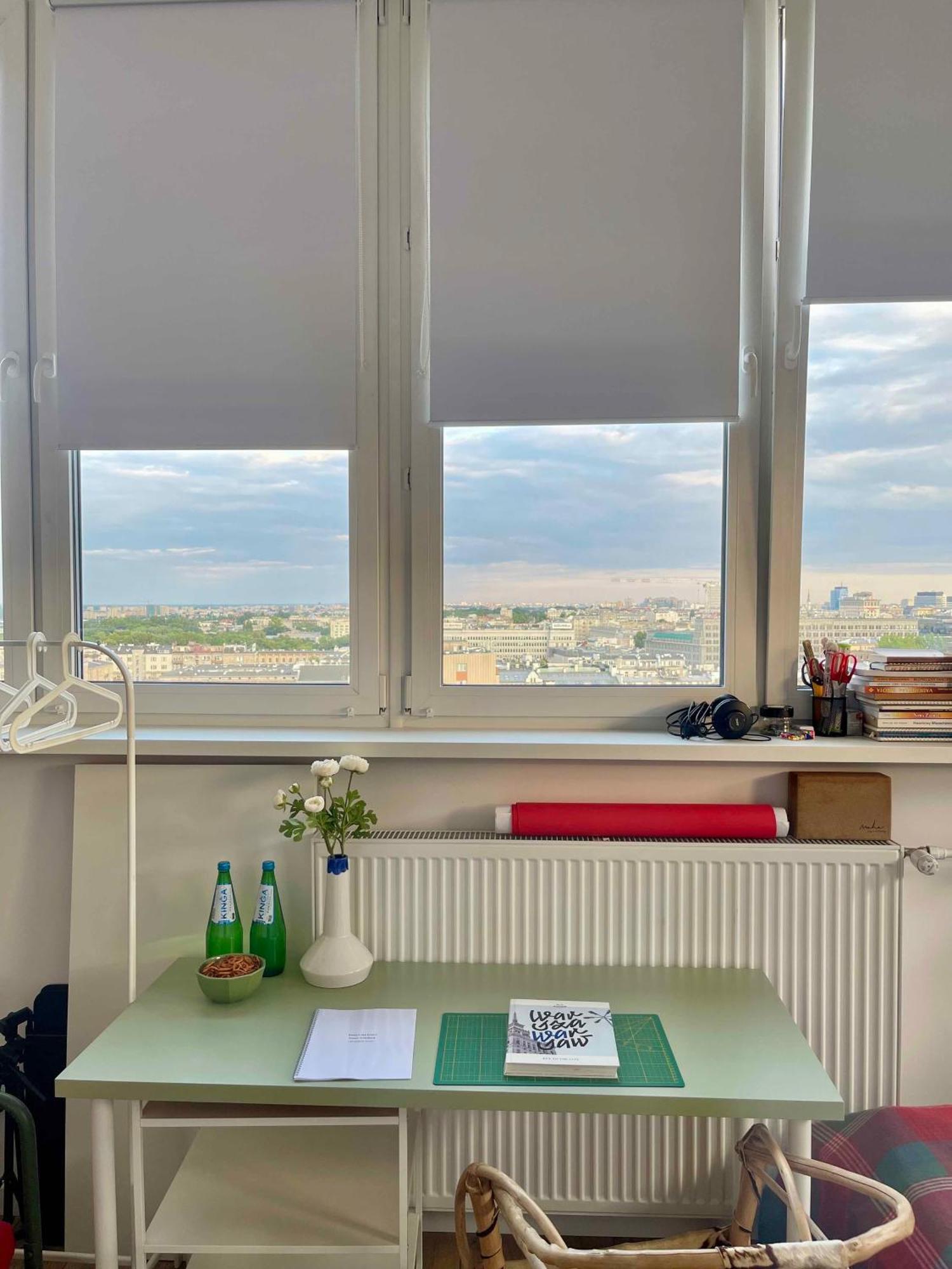 Apartamento Atelier W Sercu Warszawy Z Panoramicznym Widokiem Varsovia Exterior foto