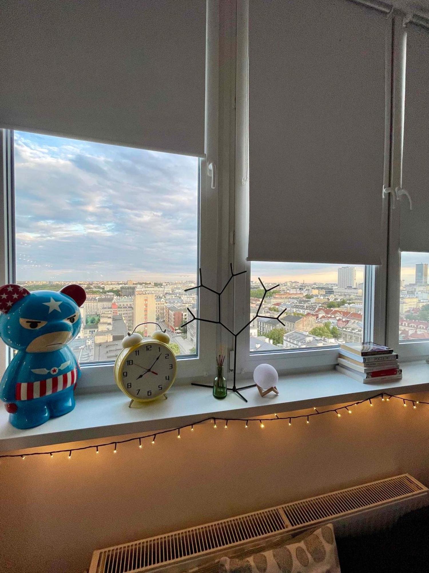 Apartamento Atelier W Sercu Warszawy Z Panoramicznym Widokiem Varsovia Exterior foto